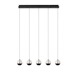 SENTUBAL Lampa wisząca LED Dim. 5x5,3W 2700K czarny 13498/25/30 Lucide - zdjęcie dodatkowe 1